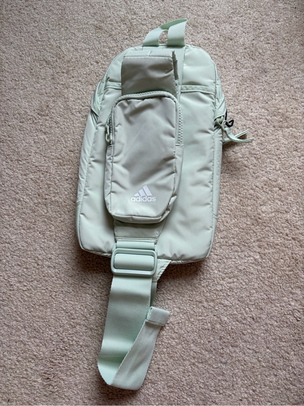 adidas Light Green Sling Crossbody Bag - Picture 2 of 3